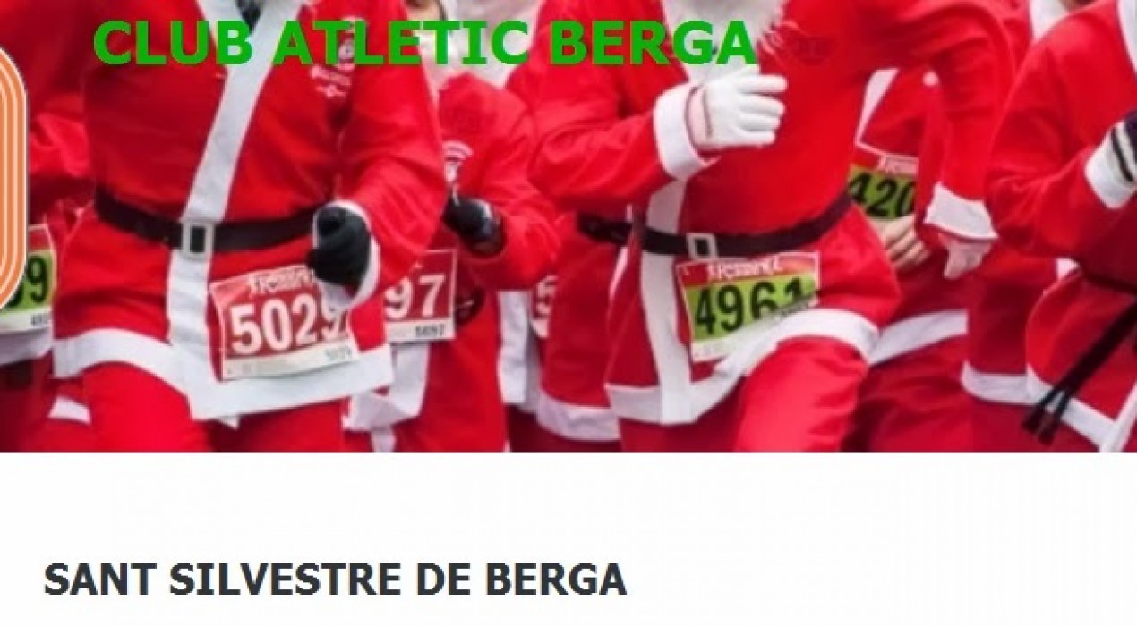 Última cursa de l’any: Sant Silvestre Berga 2015