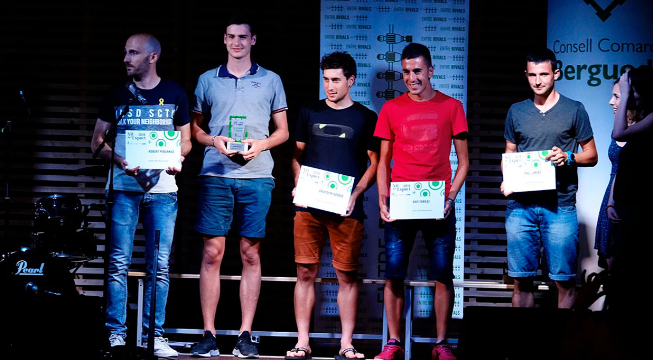 Clàudia Sabata i Toni Baños, reconeguts com millors esportistes de la temporada a la Nit de l’Esport Berguedà
